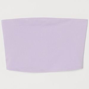 H&M light purple tube top